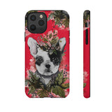 StrawberryRed Doggy Lover. -Colorfull Tough Cases.