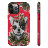 StrawberryRed Doggy Lover. -Colorfull Tough Cases.