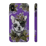 Purple Doggy Lover. -Colorfull Tough Cases.