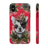 StrawberryRed Doggy Lover. -Colorfull Tough Cases.