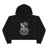 Crop Hoodie  Doggy & Plants Lovers