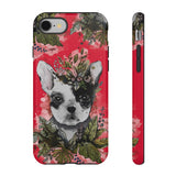 StrawberryRed Doggy Lover. -Colorfull Tough Cases.