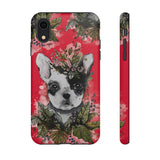 StrawberryRed Doggy Lover. -Colorfull Tough Cases.