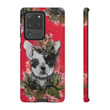 StrawberryRed Doggy Lover. -Colorfull Tough Cases.