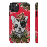 StrawberryRed Doggy Lover. -Colorfull Tough Cases.