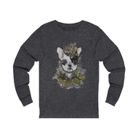 Doggy & Plant Lover -Unisex Jersey Long Sleeve Tee