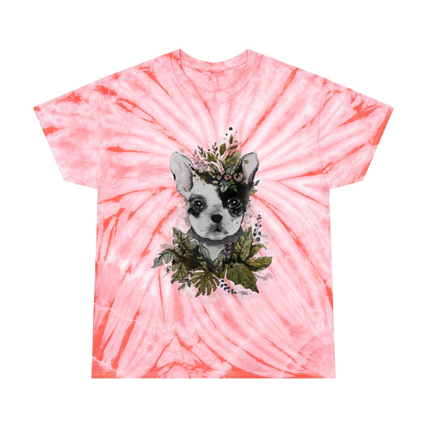 Summer Cyclone. Doggy Lover. -Tie-Dye Tee,