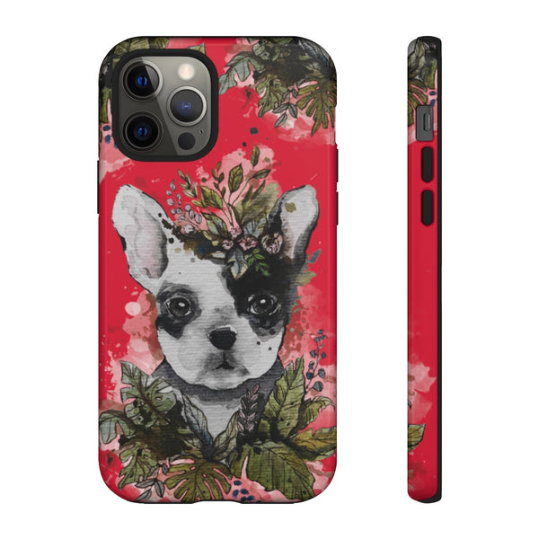 StrawberryRed Doggy Lover. -Colorfull Tough Cases.