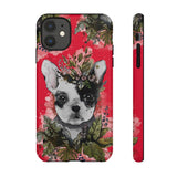 StrawberryRed Doggy Lover. -Colorfull Tough Cases.