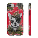 StrawberryRed Doggy Lover. -Colorfull Tough Cases.