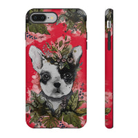 StrawberryRed Doggy Lover. -Colorfull Tough Cases.