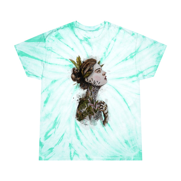 Summer Cyclone. Bloom from inside. -Tie-Dye Tee,